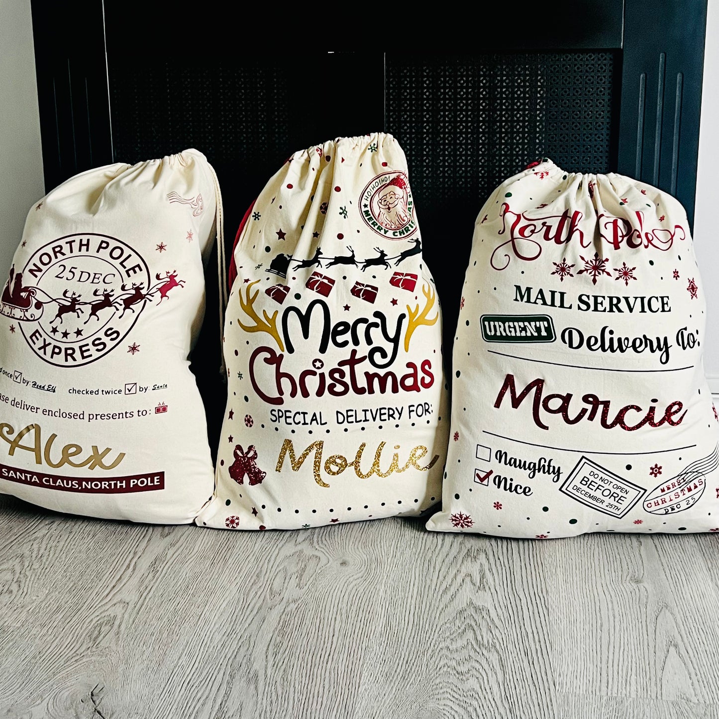 Personalised Santa Sacks