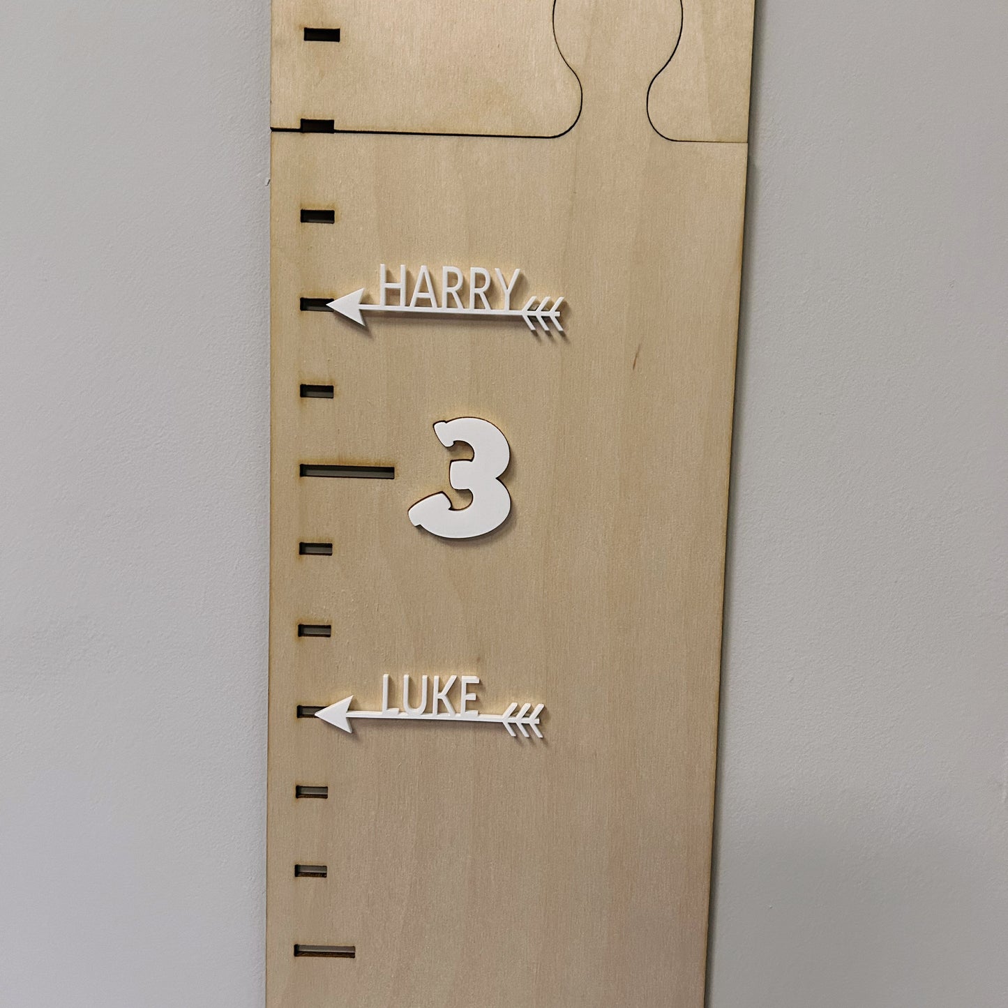 Height chart markers