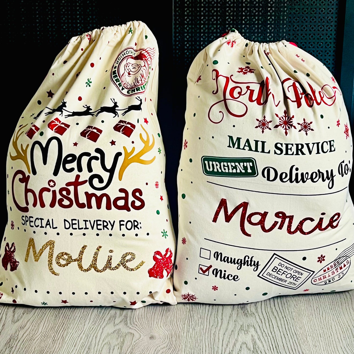 Personalised Santa Sacks