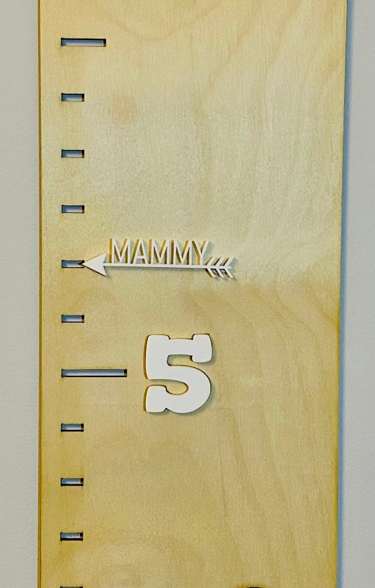 Height chart markers