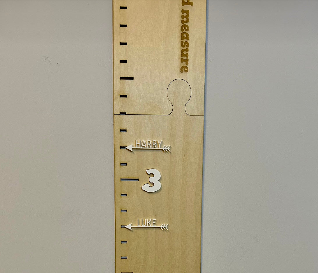 Height chart markers