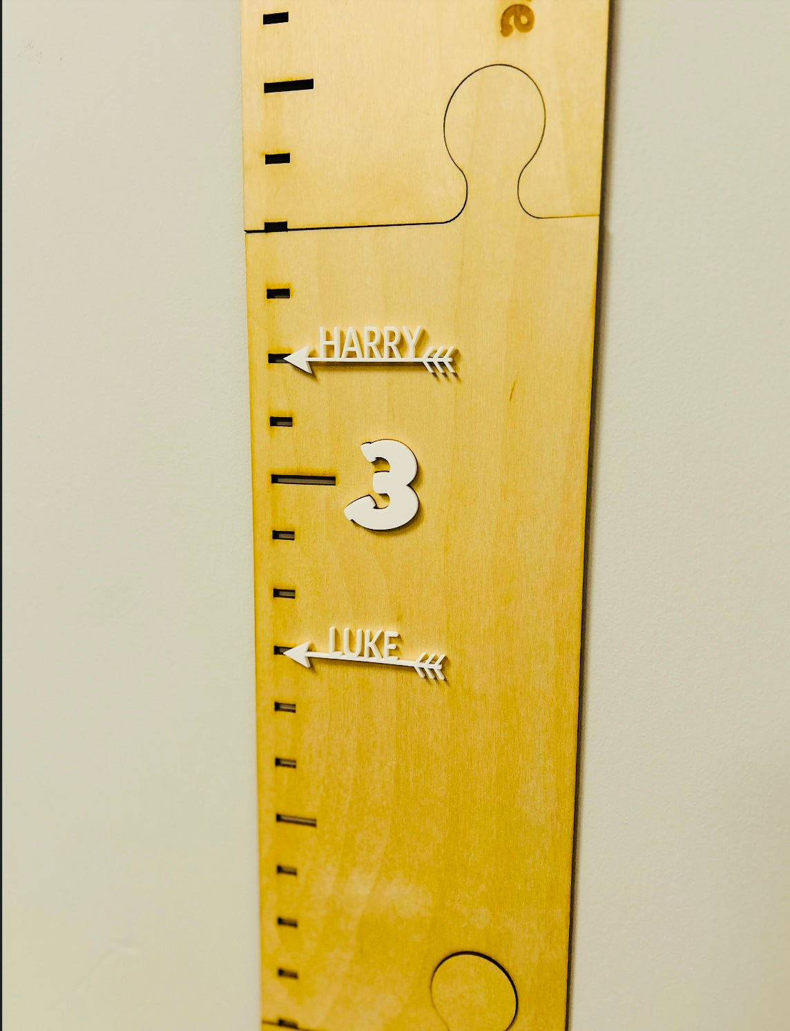 Height chart markers