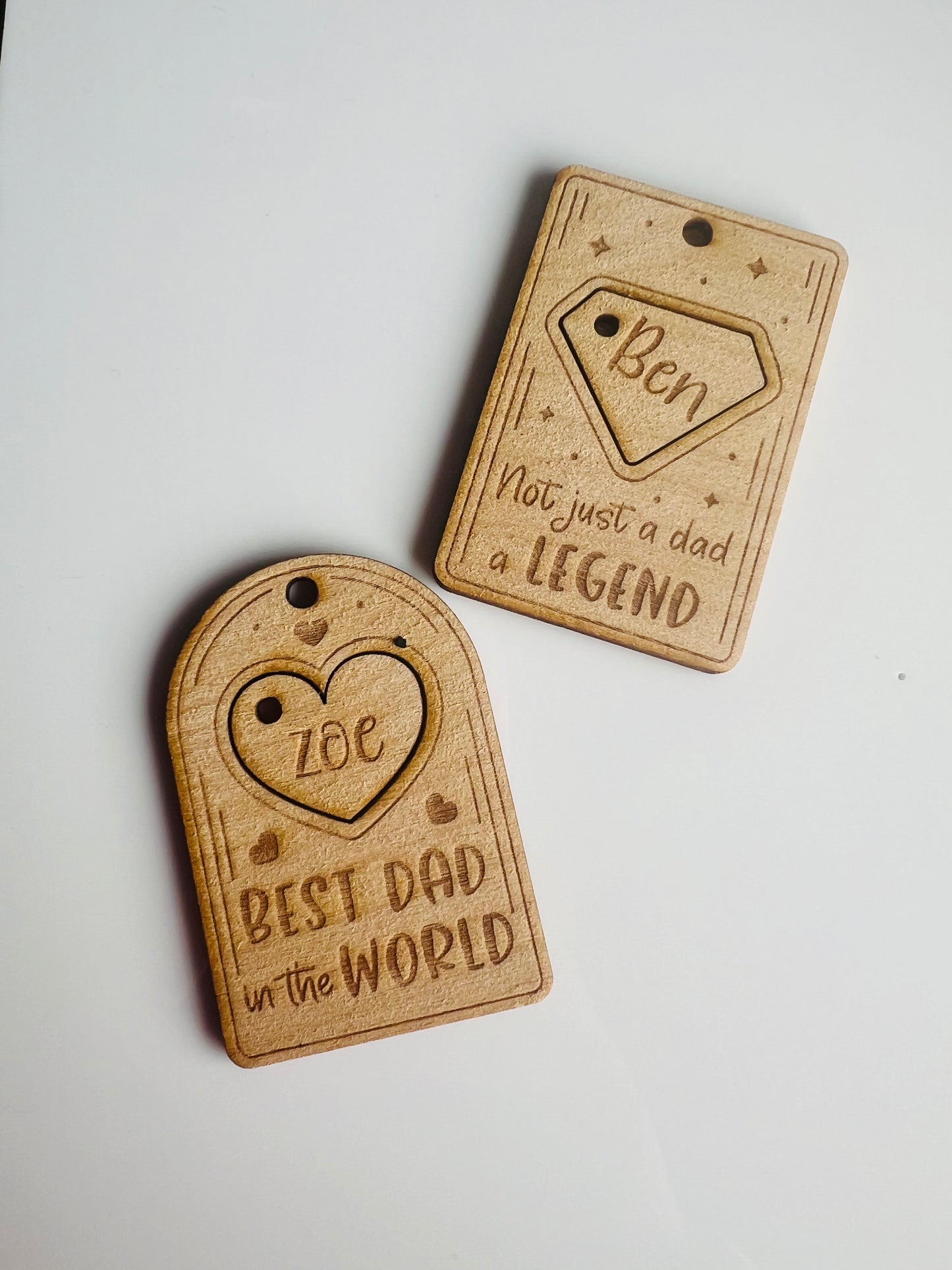 Dad Keyring