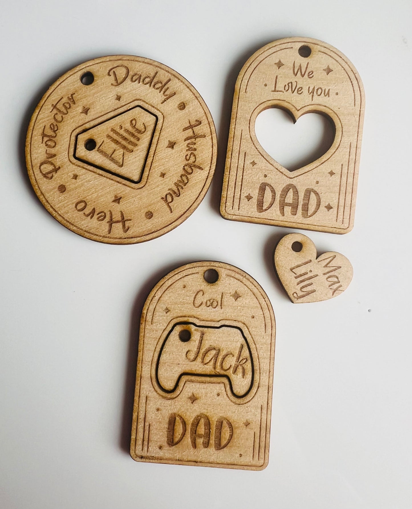 Dad Keyring