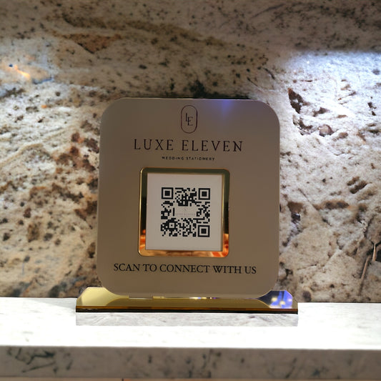 QR Advertising Sign